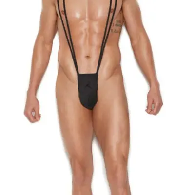 Men's Suspender Pouch - One Size - Black