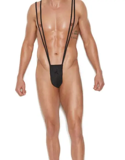Men's Suspender Pouch - One Size - Black