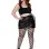 Jumbo Pothole Net Tights - 1x/2x - Black