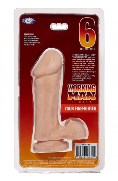 Cloud 9 Working Man 6 Inch With Balls - Your  Firefighter - Light