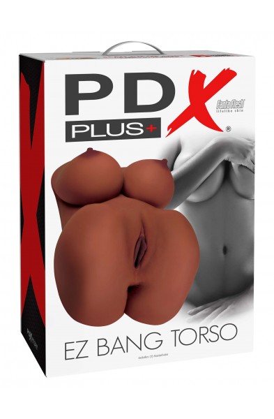 Pdx Plus Ez Bang Torso - Brown