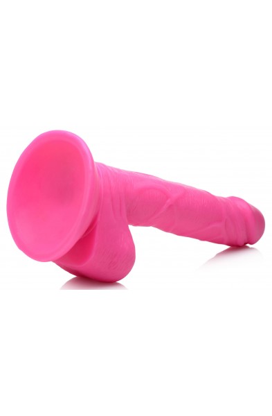 Pop Pecker 6.5 Inch Dildo With Balls - Pink