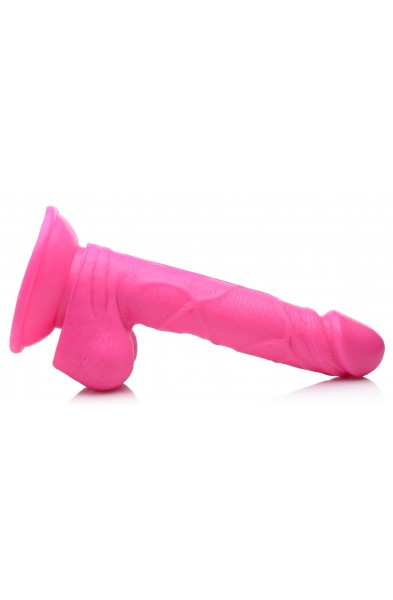 Pop Pecker 6.5 Inch Dildo With Balls - Pink