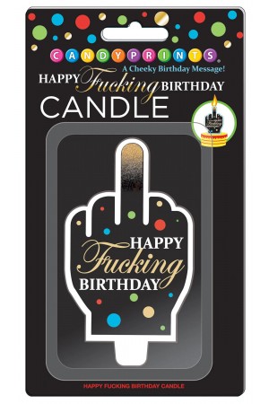 Happy Fucking Birthday Candle