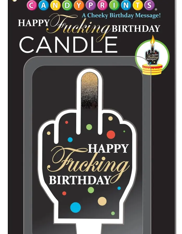 Happy Fucking Birthday Candle