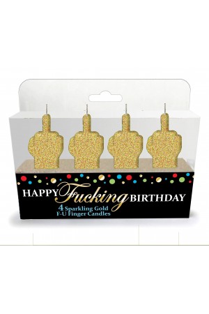 Happy Fucking Birthday Candle Set