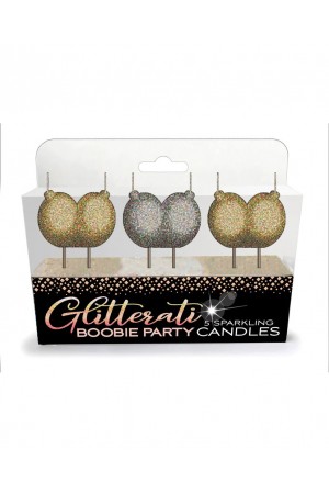 Glitterati Boobie Candle Set