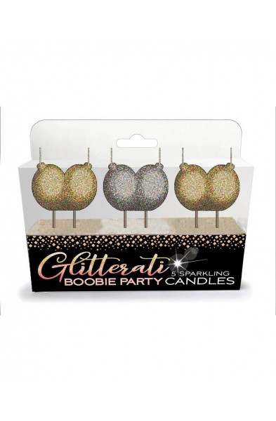 Glitterati Boobie Candle Set