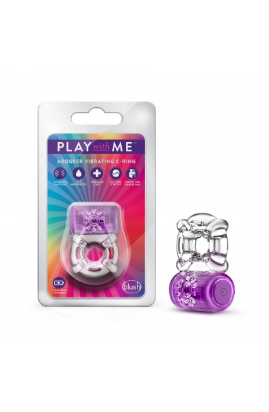 Play With Me - One Night Stand Vibrating C-Ring -  Purple