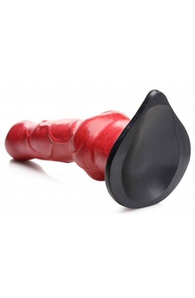 Hell-Hound - Canine Penis Silicone Dildo - Red