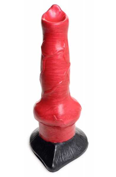 Hell-Hound - Canine Penis Silicone Dildo - Red