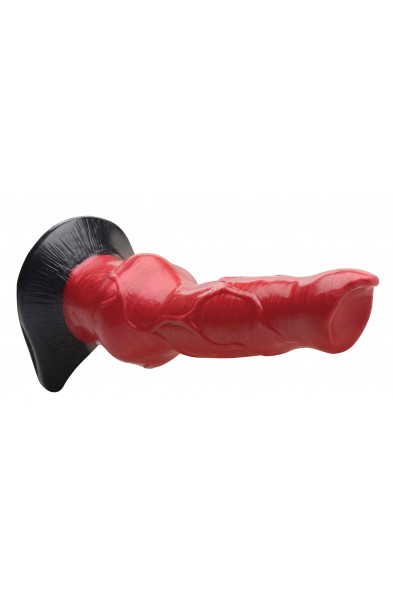 Hell-Hound - Canine Penis Silicone Dildo - Red