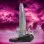 The Gargoyle Rock Hard Silicone Dildo -  Silver