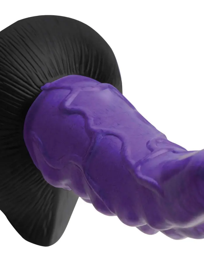 Orion Invader Veiny Space Alien Silicone Dildo - Purple