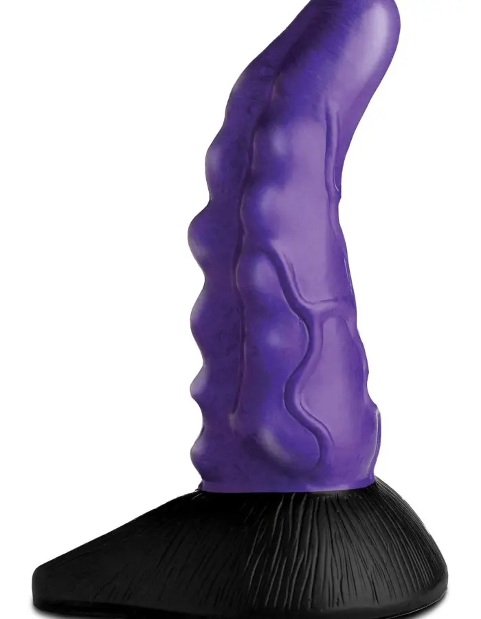 Orion Invader Veiny Space Alien Silicone Dildo - Purple