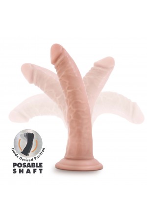 Dr. Skin Plus - 7 Inch Posable Dildo - Vanilla