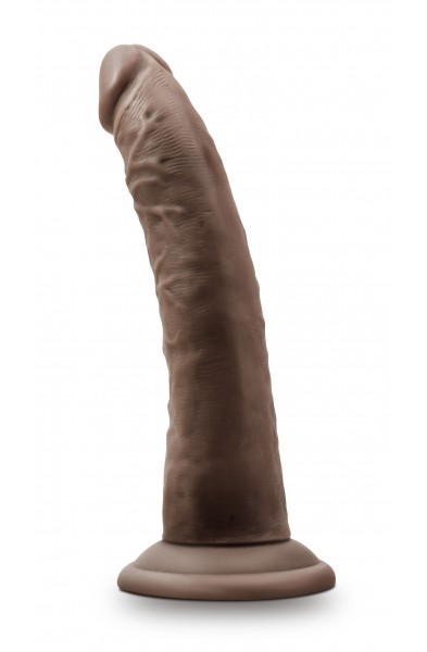 Dr. Skin Plus - 7 Inch Posable Dildo - Chocolate