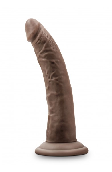 Dr. Skin Plus - 7 Inch Posable Dildo - Chocolate