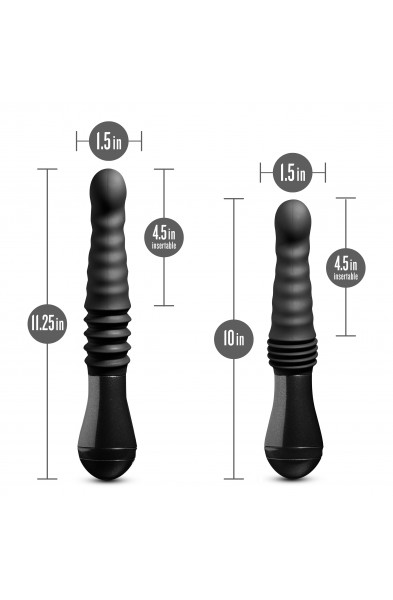 Temptasia - Lazarus - Thrusting Dildo - Black