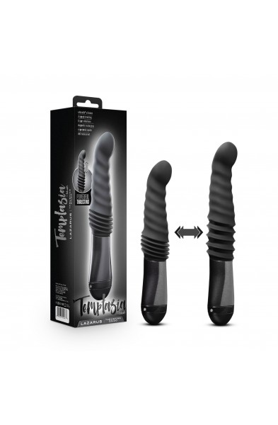 Temptasia - Lazarus - Thrusting Dildo - Black