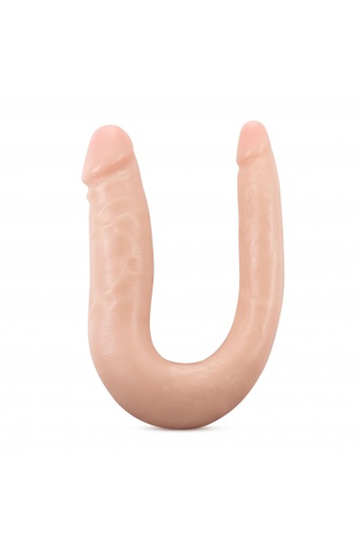 Dr. Skin Silicone - Dr. Double - 12 Inch Double  Dong - Vanilla