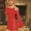 Off the Shoulder Mesh Mini Dress - Red