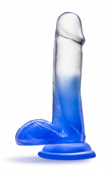 B Yours - Stella Blue - 6 Inch Dildo - Blue