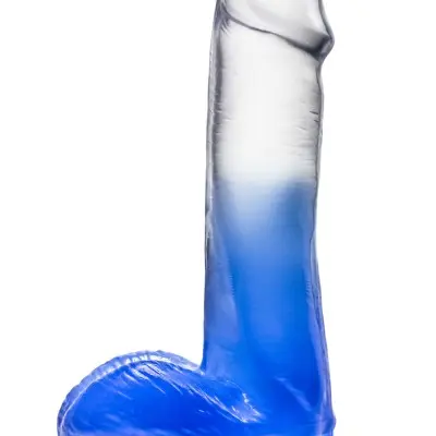 B Yours - Stella Blue - 6 Inch Dildo - Blue