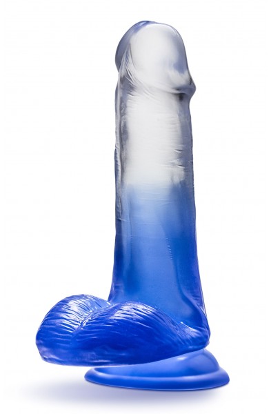 B Yours - Stella Blue - 6 Inch Dildo - Blue