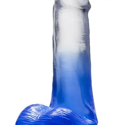 B Yours - Stella Blue - 6 Inch Dildo - Blue