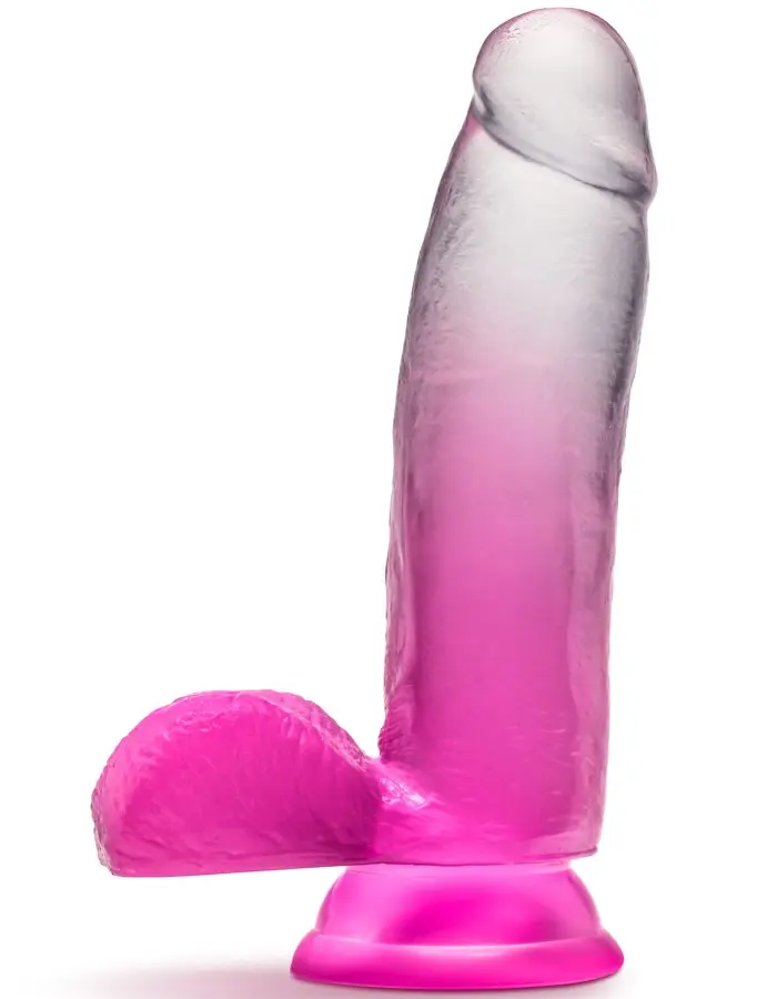 B Yours - Sugar Magnolia - 7 Inch Dildo - Fuchsia