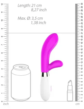 Achilles - Ultra Soft Silicone - 10 Speeds - Fuchsia