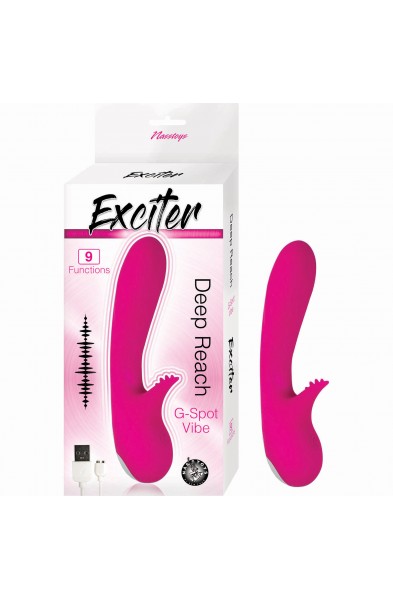 Exciter Deep Reach G-Spot Vibe - Pink