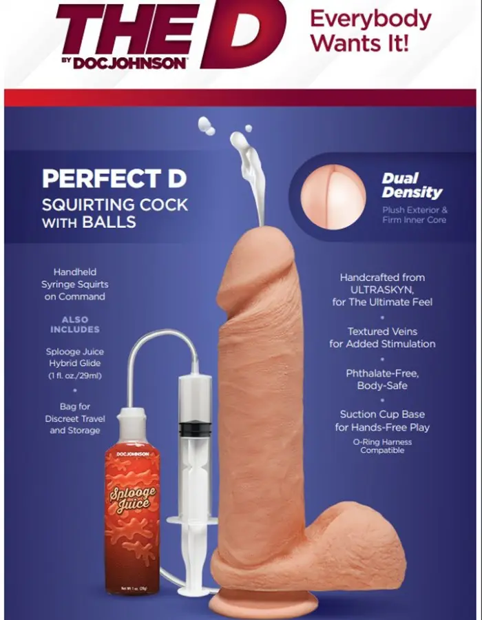 The D - Perfect D - Squirting 7 Inch With Balls