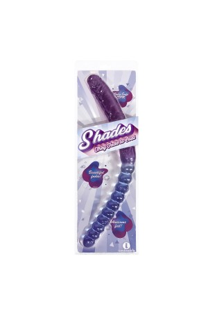 Shade - 17 Inch Double Dong - Violet and Blue