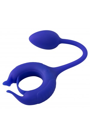 Admiral Plug and Play Weighted Cock Ring - Blue