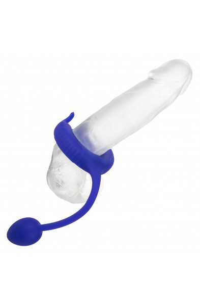 Admiral Plug and Play Weighted Cock Ring - Blue