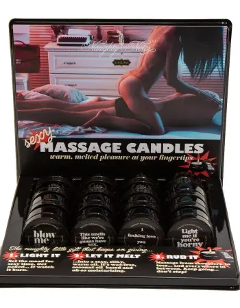 Massage Candle 2 Oz Prepack Display