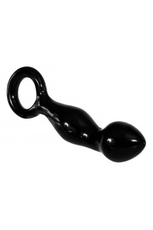 Adam's Glass Prostate Massager - Black