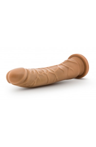 Dr. Skin Silicone - Dr. Noah - 8 Inch Dong With  Suction Cup - Mocha