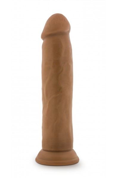 Dr. Skin Silicone - Dr. Henry - 9 Inch Dildo With  Suction Cup - Mocha