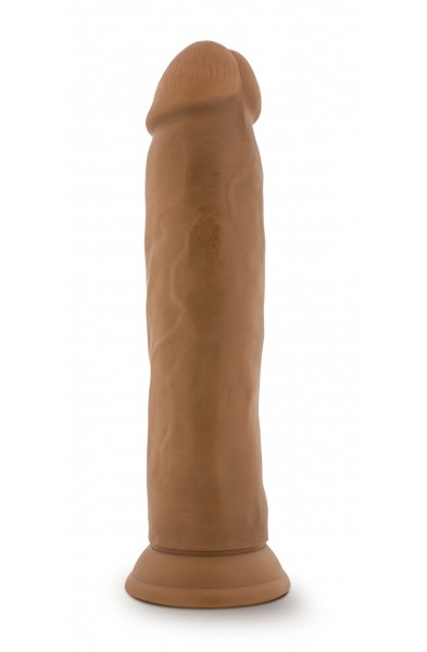 Dr. Skin Silicone - Dr. Henry - 9 Inch Dildo With  Suction Cup - Mocha