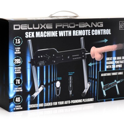 Deluxe Pro-Bang Sex Machine With Remote Control