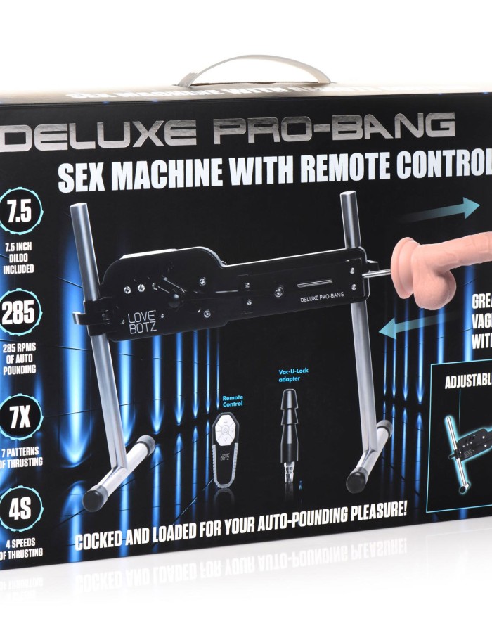Deluxe Pro-Bang Sex Machine With Remote Control
