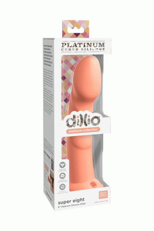 Dillio Platinum - Super Eight 8 Inch Dildo - Peach