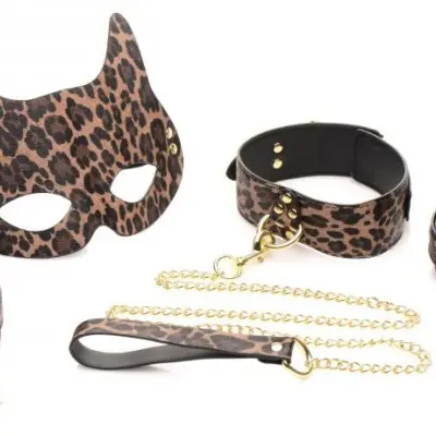 Wild Sex 7 Piece Bondage Set - Brown