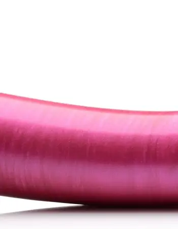 G-Tastic 7 Inch Metallic Silicone Dildo - Pink