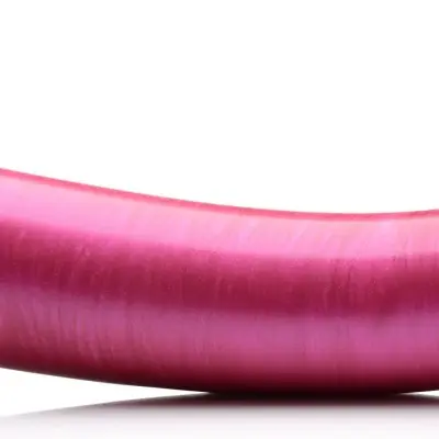 G-Tastic 7 Inch Metallic Silicone Dildo - Pink