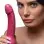 G-Tastic 7 Inch Metallic Silicone Dildo - Pink