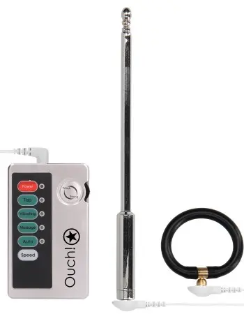 E-Stimulation Urethral Sounding Set - Silver